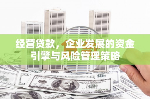 石排经营贷款，企业发展的资金引擎与风险管理策略