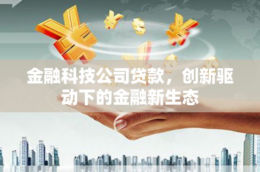 石排金融科技公司贷款，创新驱动下的金融新生态