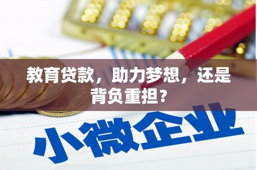 石排教育贷款，助力梦想，还是背负重担？