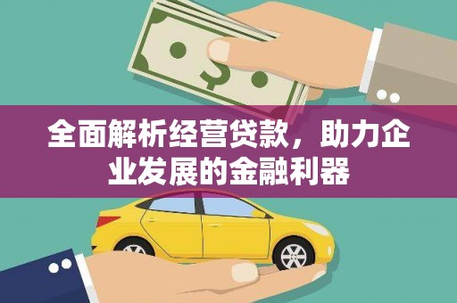 石排全面解析经营贷款，助力企业发展的金融利器
