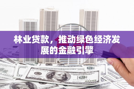 石排林业贷款，推动绿色经济发展的金融引擎
