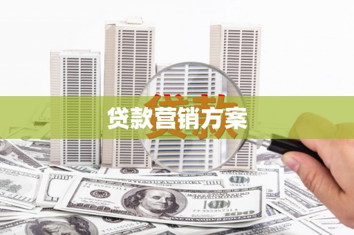 石排贷款营销方案