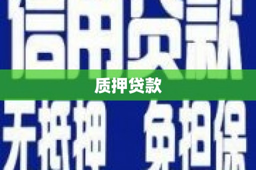 石排质押贷款
