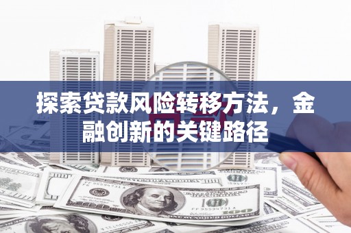 石排探索贷款风险转移方法，金融创新的关键路径