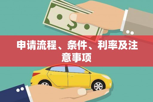 石排申请流程、条件、利率及注意事项