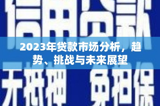 石排2023年贷款市场分析，趋势、挑战与未来展望