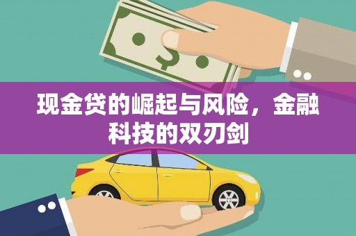 石排现金贷的崛起与风险，金融科技的双刃剑