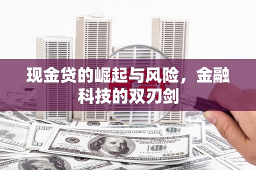 石排现金贷的崛起与风险，金融科技的双刃剑