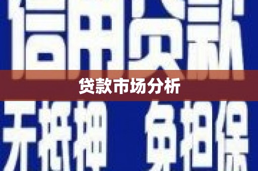 石排贷款市场分析