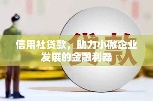 石排信用社贷款，助力小微企业发展的金融利器
