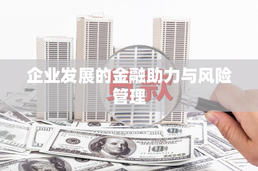 石排企业发展的金融助力与风险管理