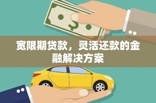 石排宽限期贷款，灵活还款的金融解决方案