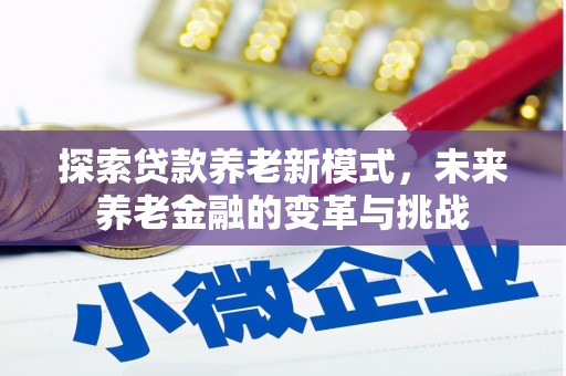 石排探索贷款养老新模式，未来养老金融的变革与挑战
