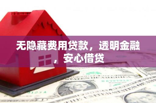 石排无隐藏费用贷款，透明金融，安心借贷