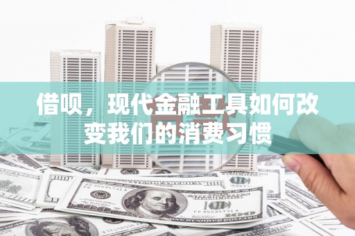石排借呗，现代金融工具如何改变我们的消费习惯