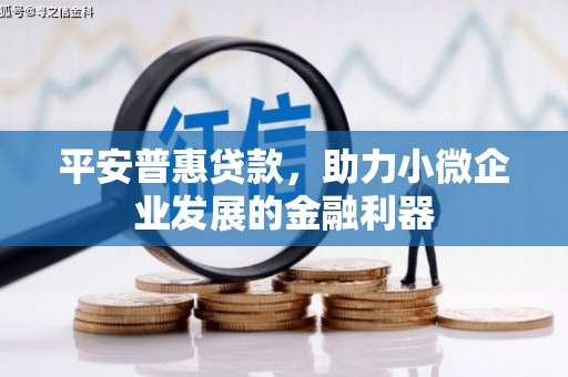 石排平安普惠贷款，助力小微企业发展的金融利器