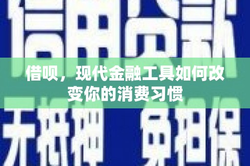 石排借呗，现代金融工具如何改变你的消费习惯
