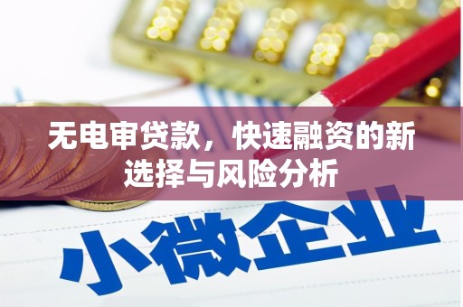 石排无电审贷款，快速融资的新选择与风险分析