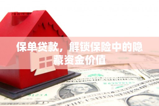 石排保单贷款，解锁保险中的隐藏资金价值