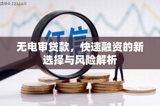 石排无电审贷款，快速融资的新选择与风险解析