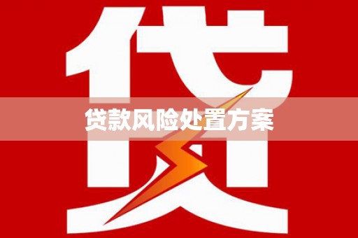 石排贷款风险处置方案