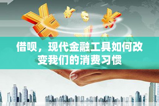 石排借呗，现代金融工具如何改变我们的消费习惯