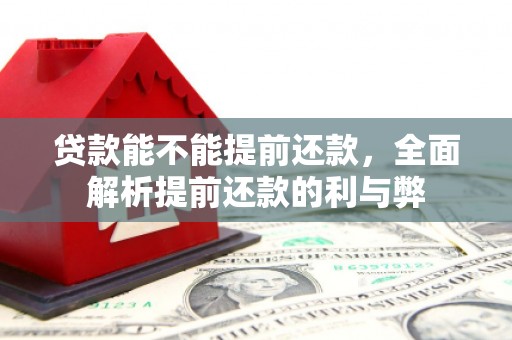 石排贷款能不能提前还款，全面解析提前还款的利与弊