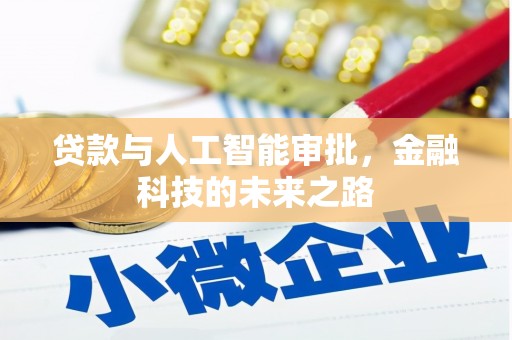 石排贷款与人工智能审批，金融科技的未来之路
