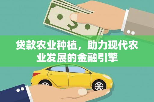 石排贷款农业种植，助力现代农业发展的金融引擎