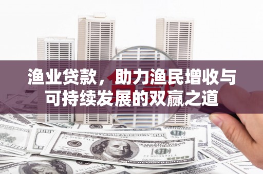 石排渔业贷款，助力渔民增收与可持续发展的双赢之道
