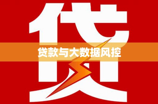 石排贷款与大数据风控