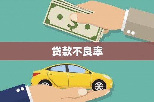 石排贷款不良率