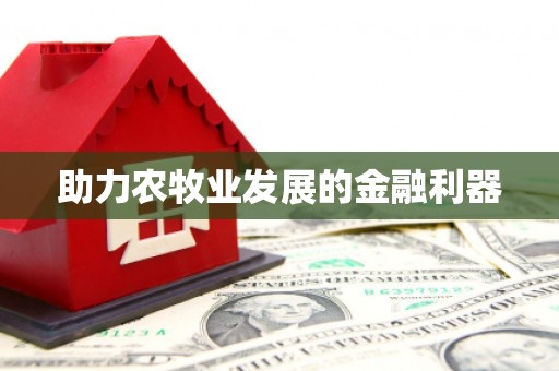 石排助力农牧业发展的金融利器