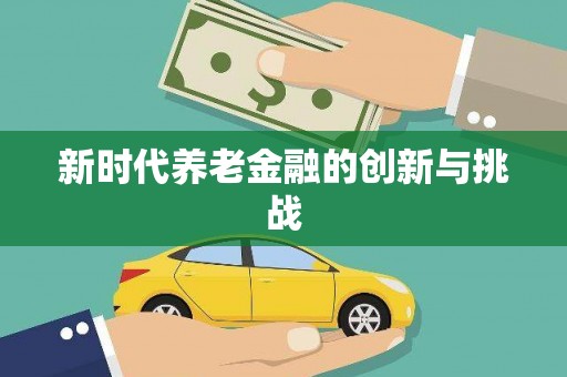 石排新时代养老金融的创新与挑战