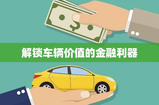 石排解锁车辆价值的金融利器